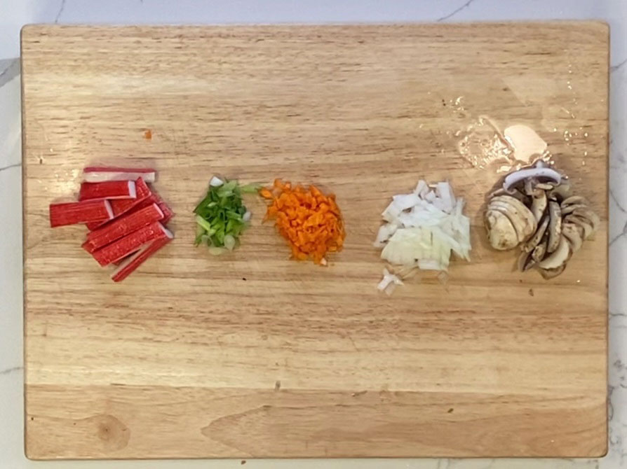 Non spicy soondubu ingredients 