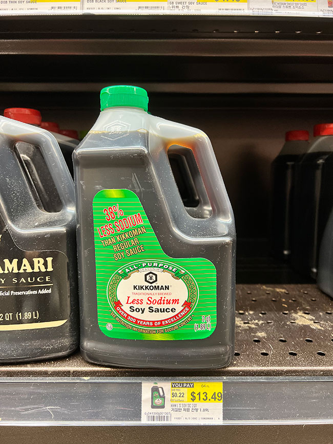 Big bottle of Soy Sauce