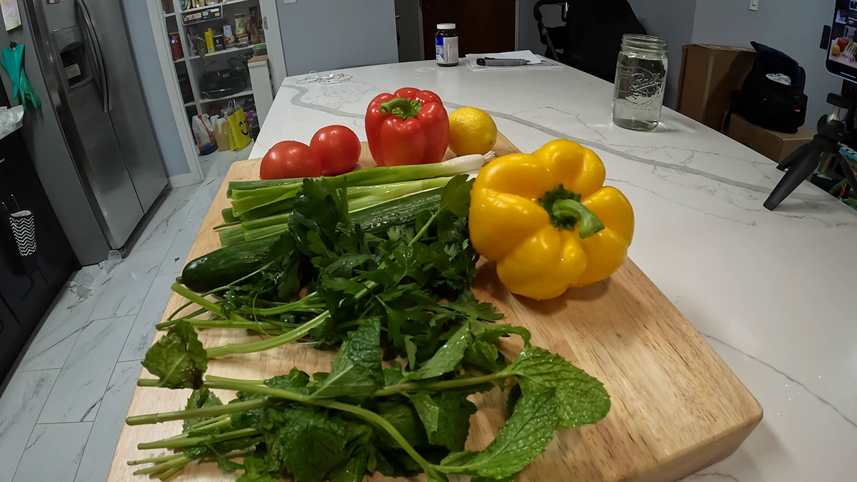 Ingredients for Trader Joe's Copycat Balela Salad