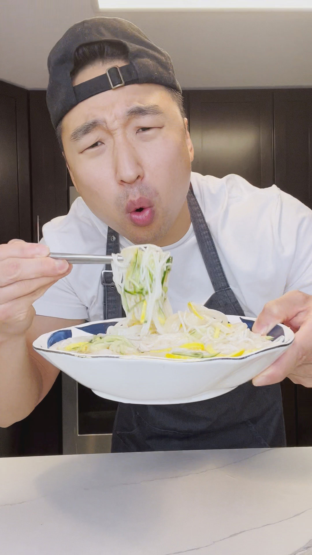 Chef Chris Cho and Dongchimi Guksu 