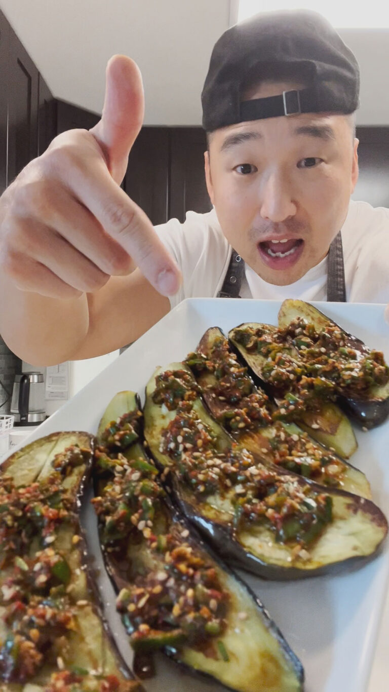 Eggplant with Spicy Sauce - Chef Chris Cho