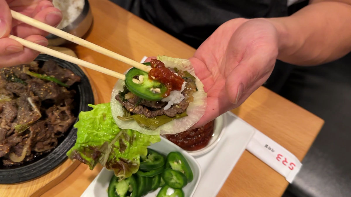 Ssam or Bulgogi Lettuce Wrap