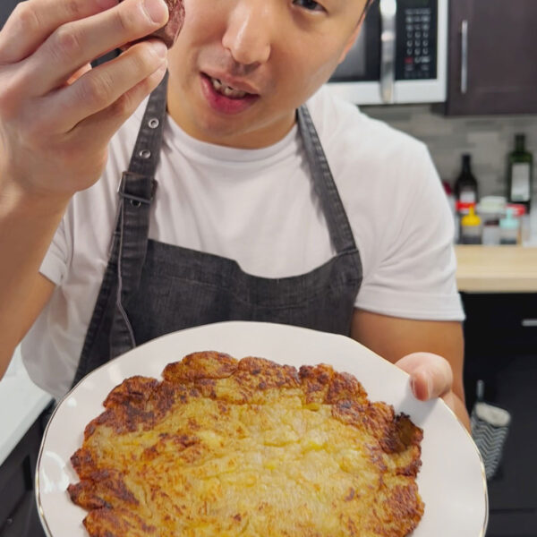 2-Ingredient Korean Sweet Potato Pancake