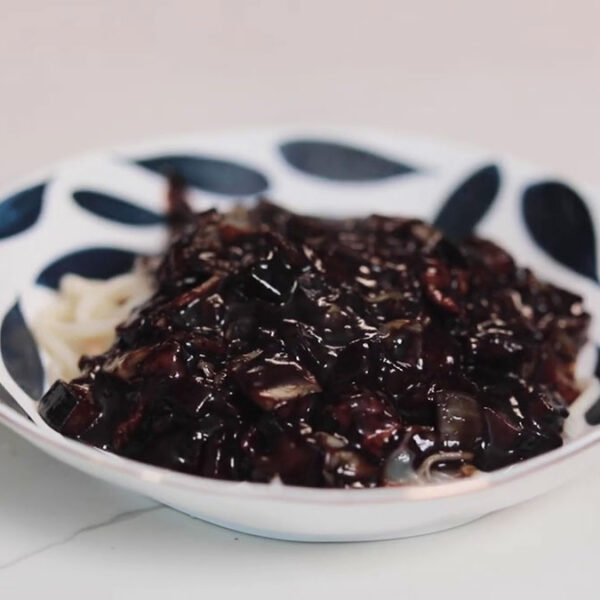 Black Bean Noodles (Jajangmyeon) 