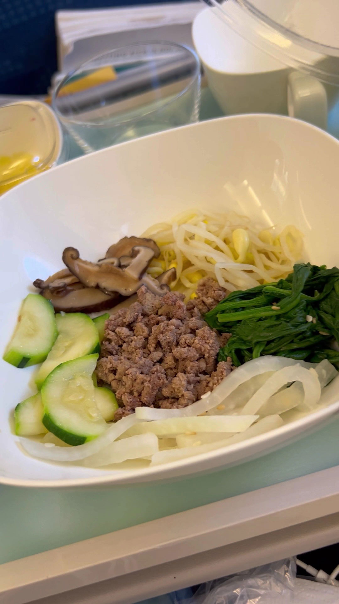 Korean Air Food: Bibimbap