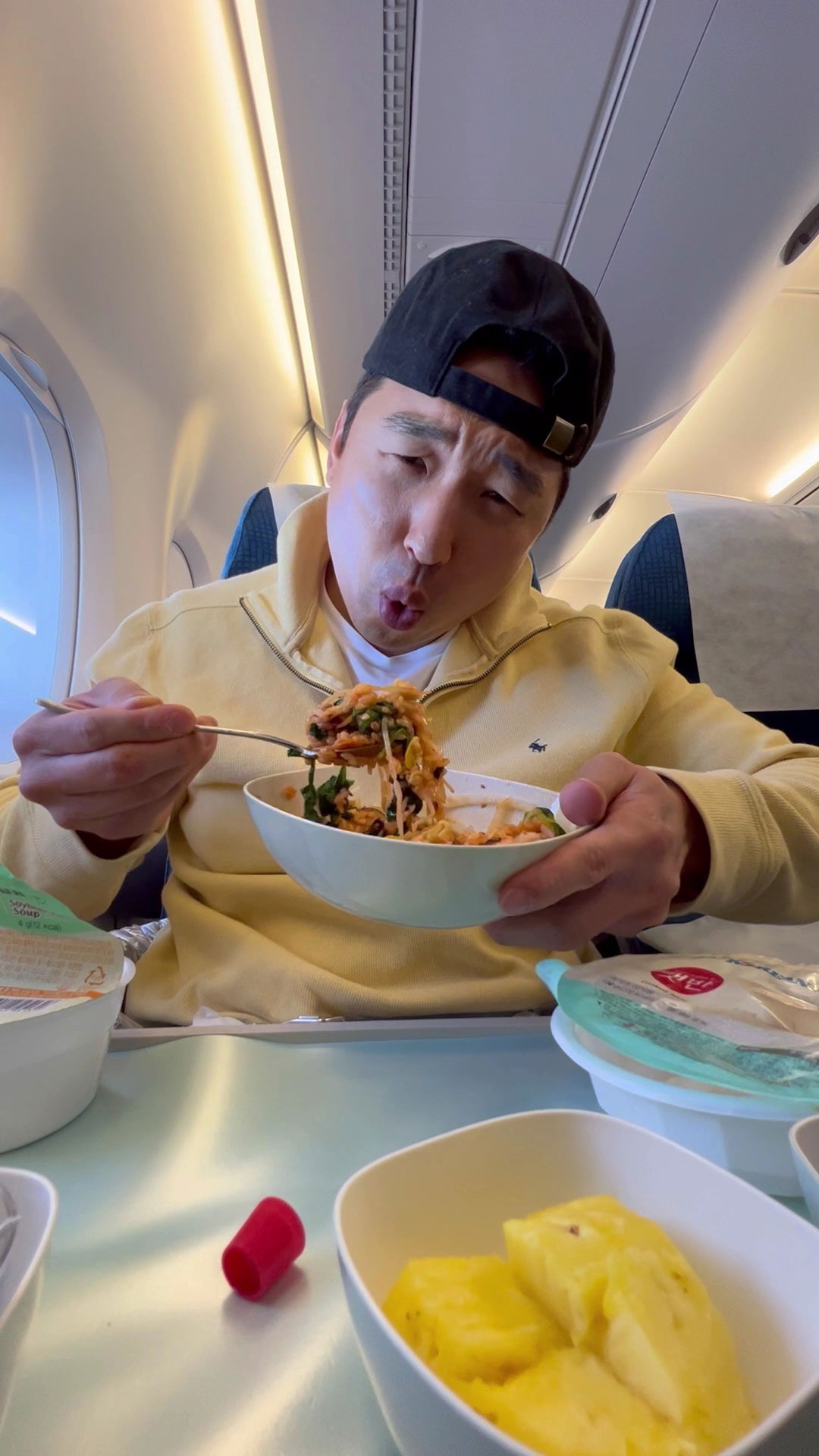 Korean Airline Food Review Chef Chris Cho