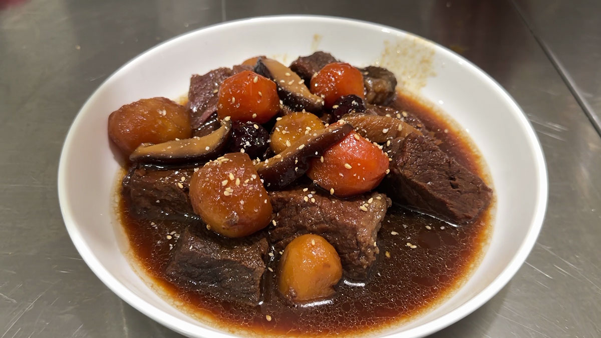 Galbi Jjim or Korean Braised Short Ribs