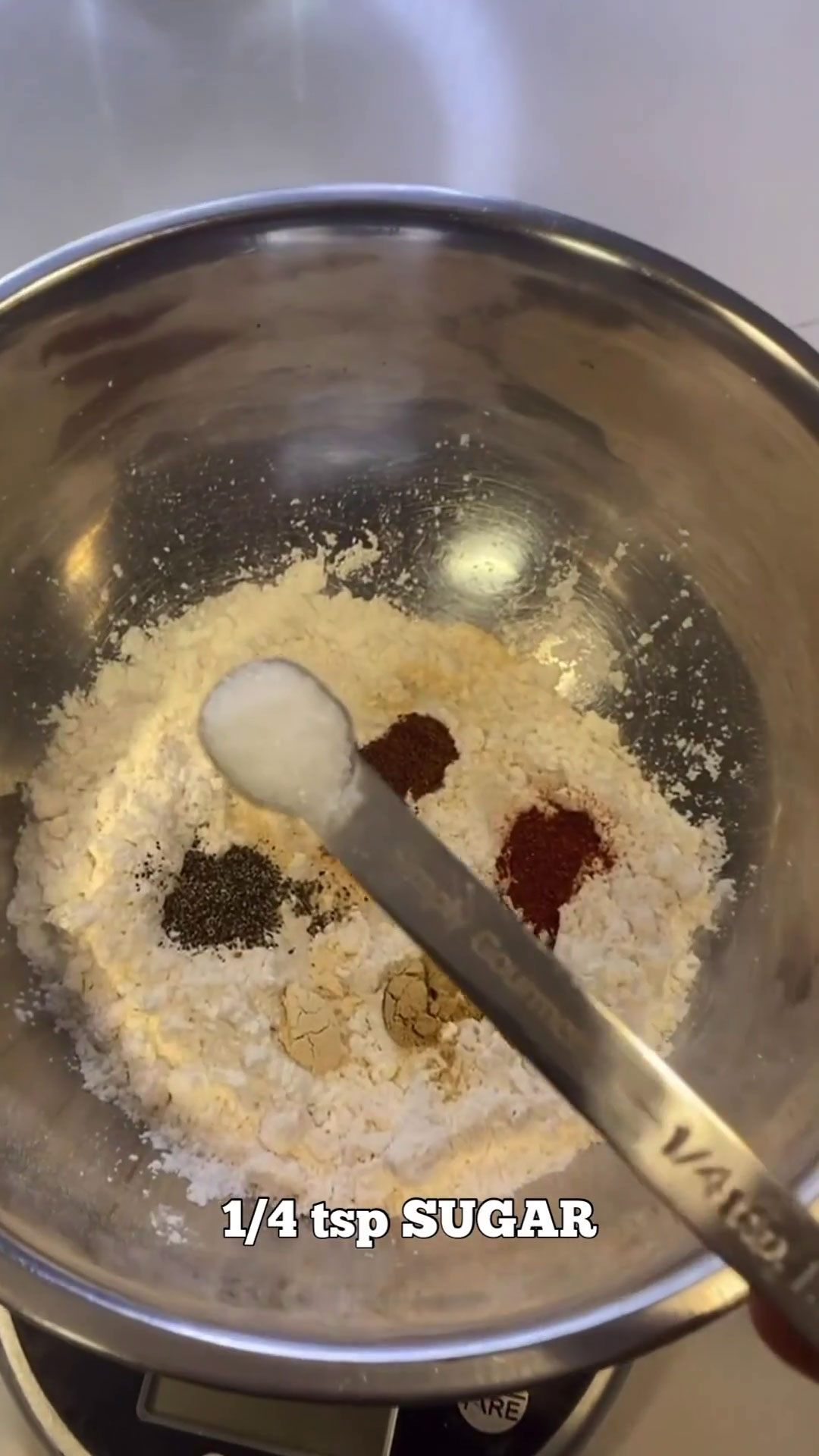 Dry batter with seasoning for chicken wings 