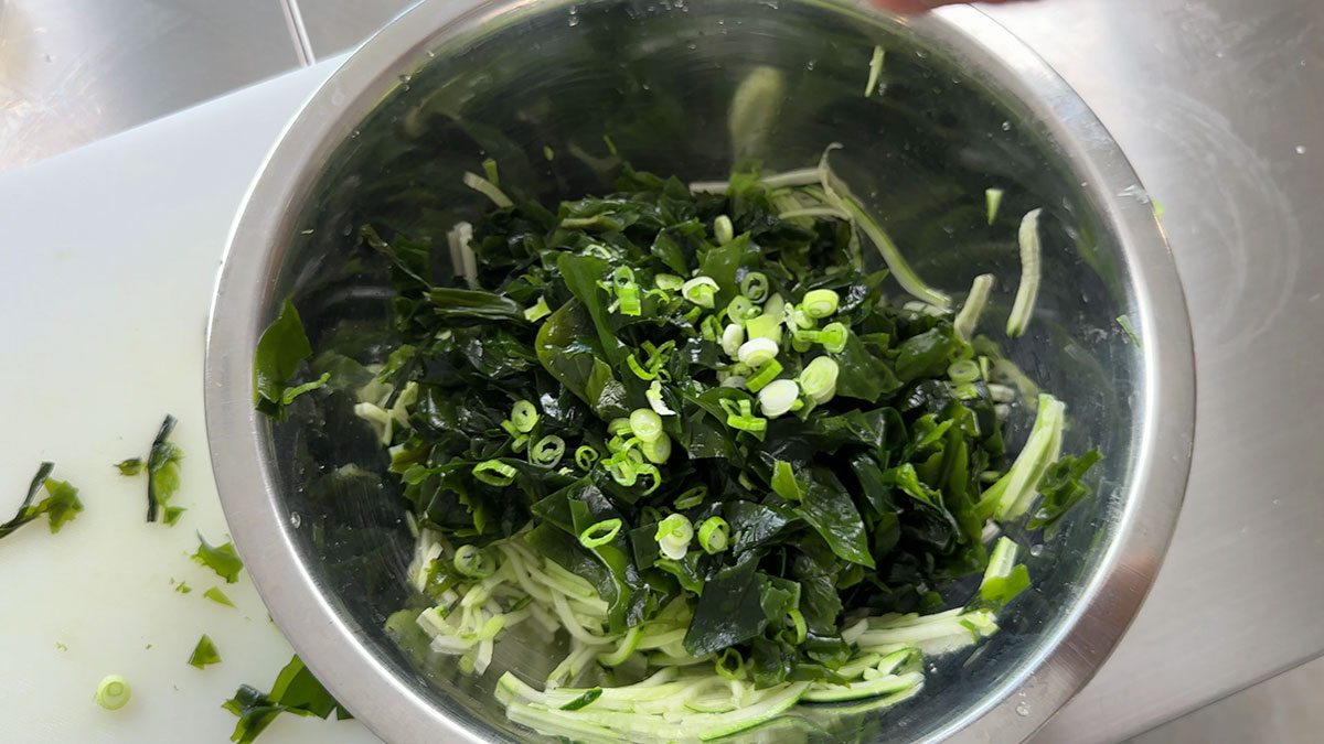 Korean Cold Cucumber Noodle Soup