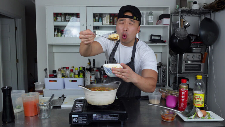 Spicy Soft Tofu Stew (Soondubu Jjigae) - Chef Chris Cho