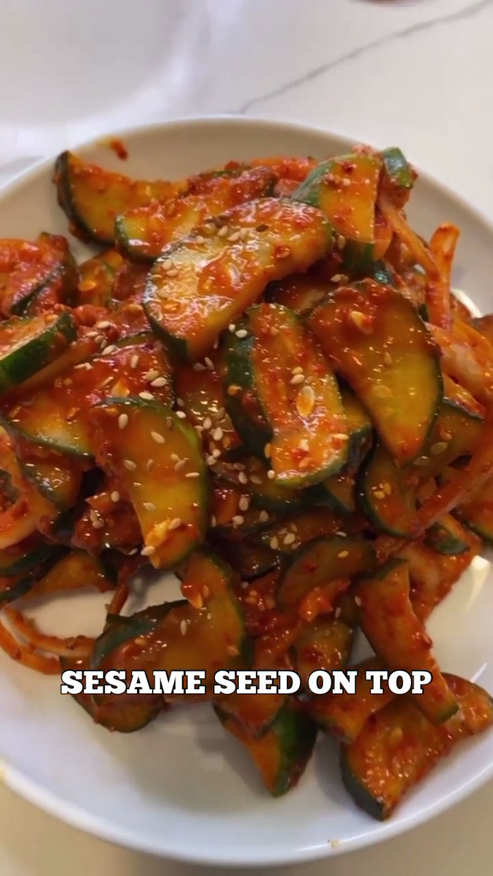 Spicy Cucumber Banchan