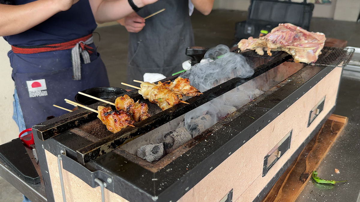 Japanese yakitori grill best sale