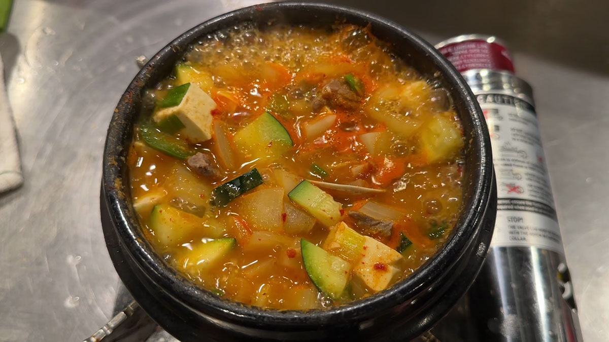 Soybean Paste Stew or Doenjang Jjigae