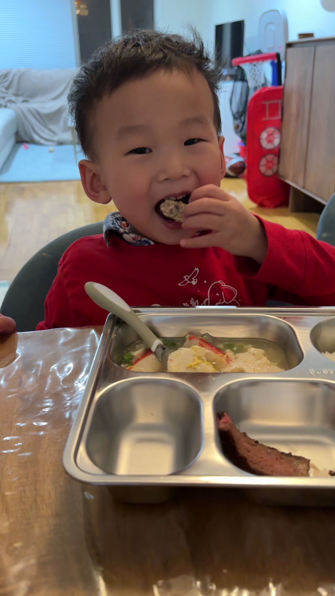 Carter enjoying Wanja Jeon!