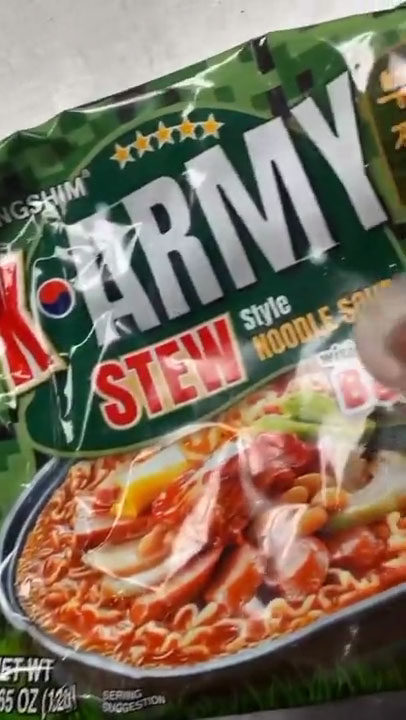 Army Stew Instant Ramen