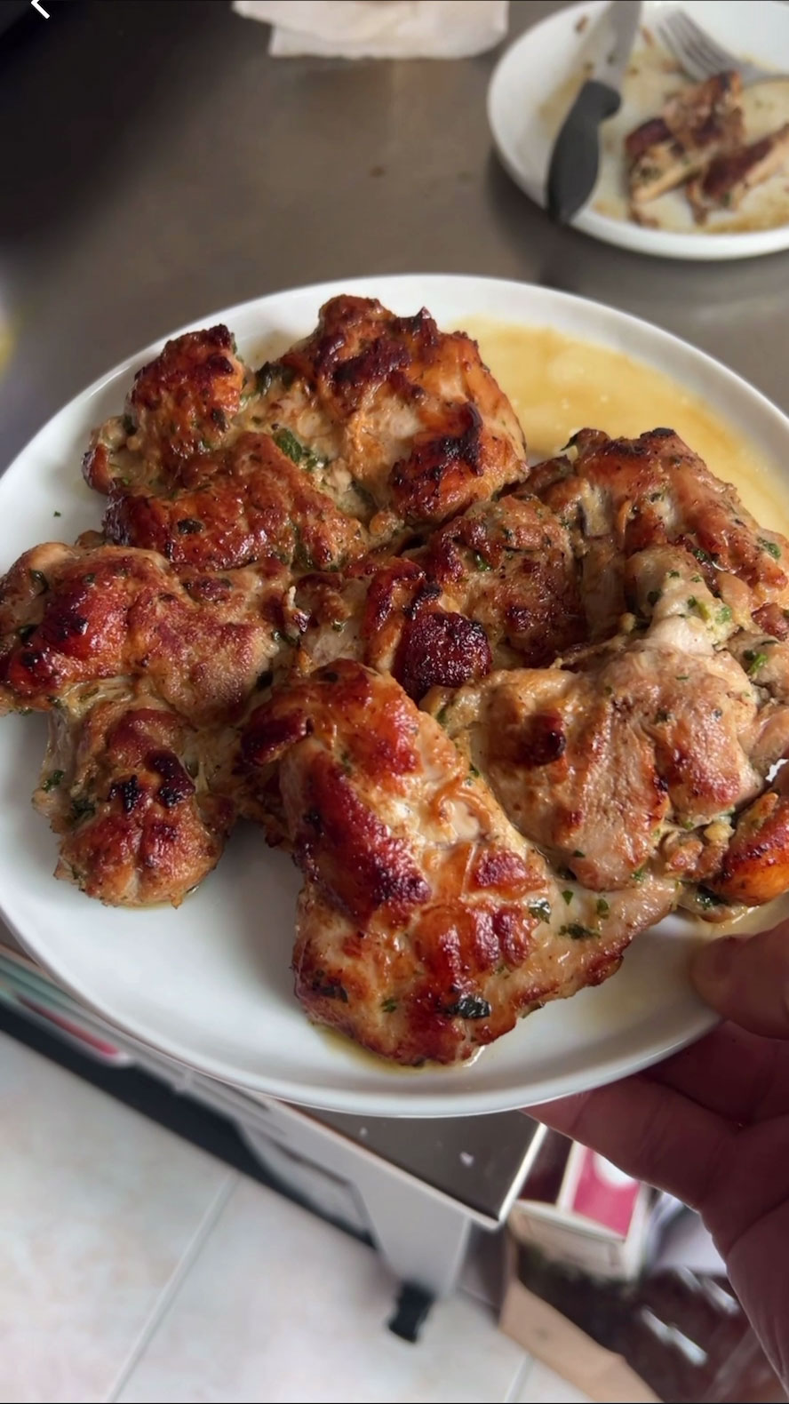 Thai grilled chicken or gai yang 