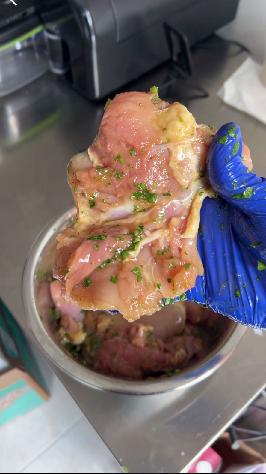 Marinated Boneless Chicken Thighs