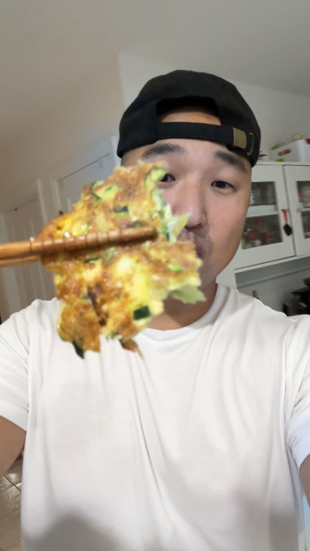 Chef Chris Cho making Hobak Jeon