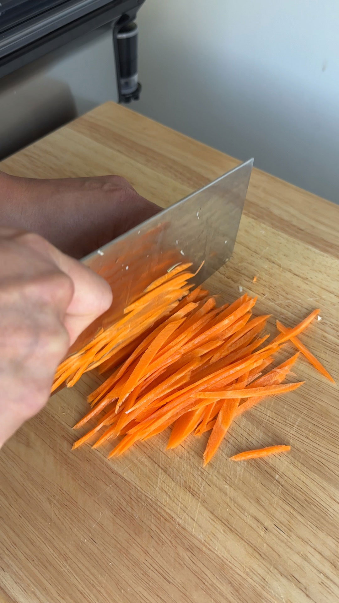 Julienned Carrots