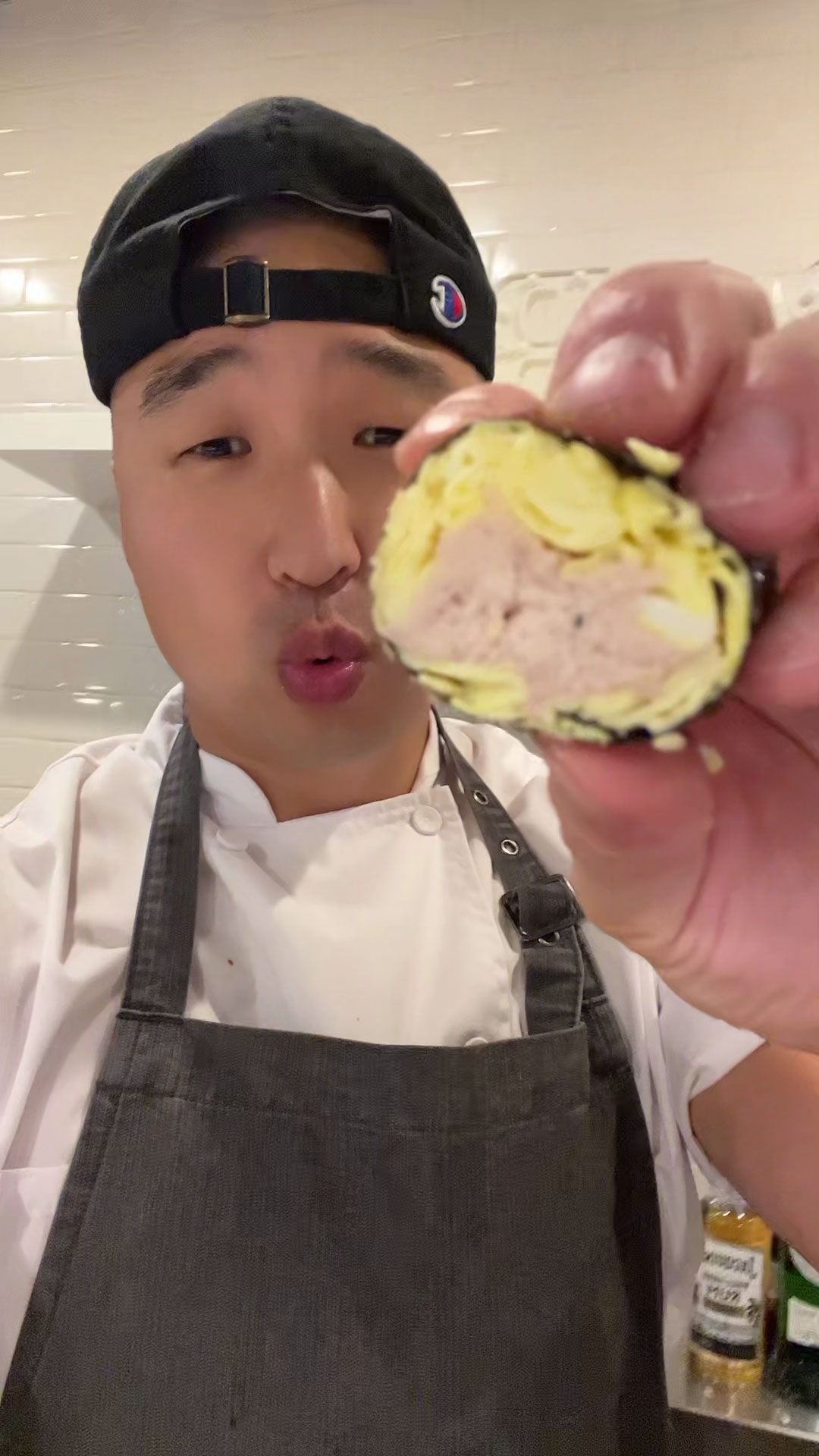 Chef Chris Cho making Keto Kimbap 