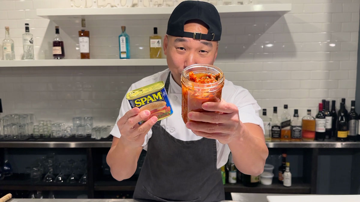 Spam and Kimchi