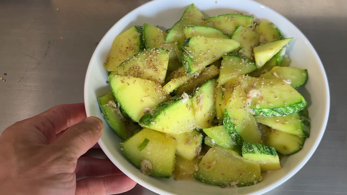Hobak Bokkeum or Korean Zucchini Stir Fry