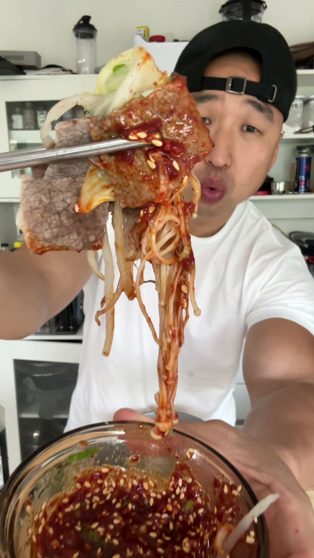 Shabu shabu served with dipping sauce 