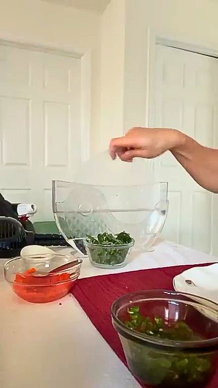 Dip the rice papers in water