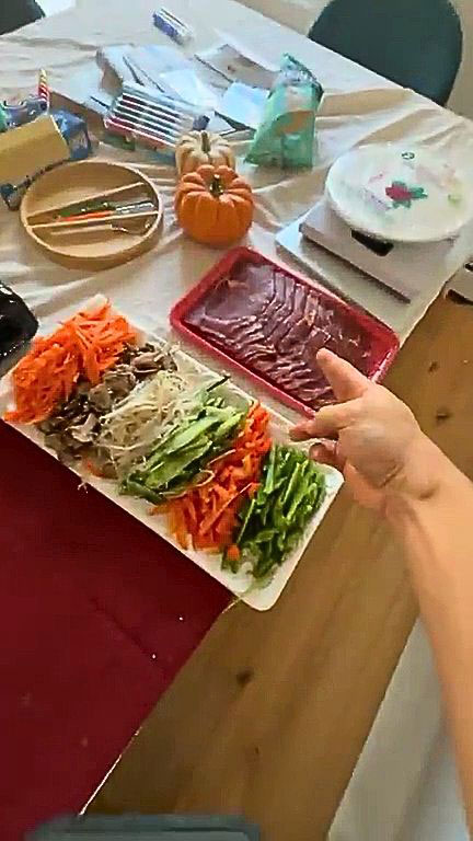 Prepare the ingredients in your work station 