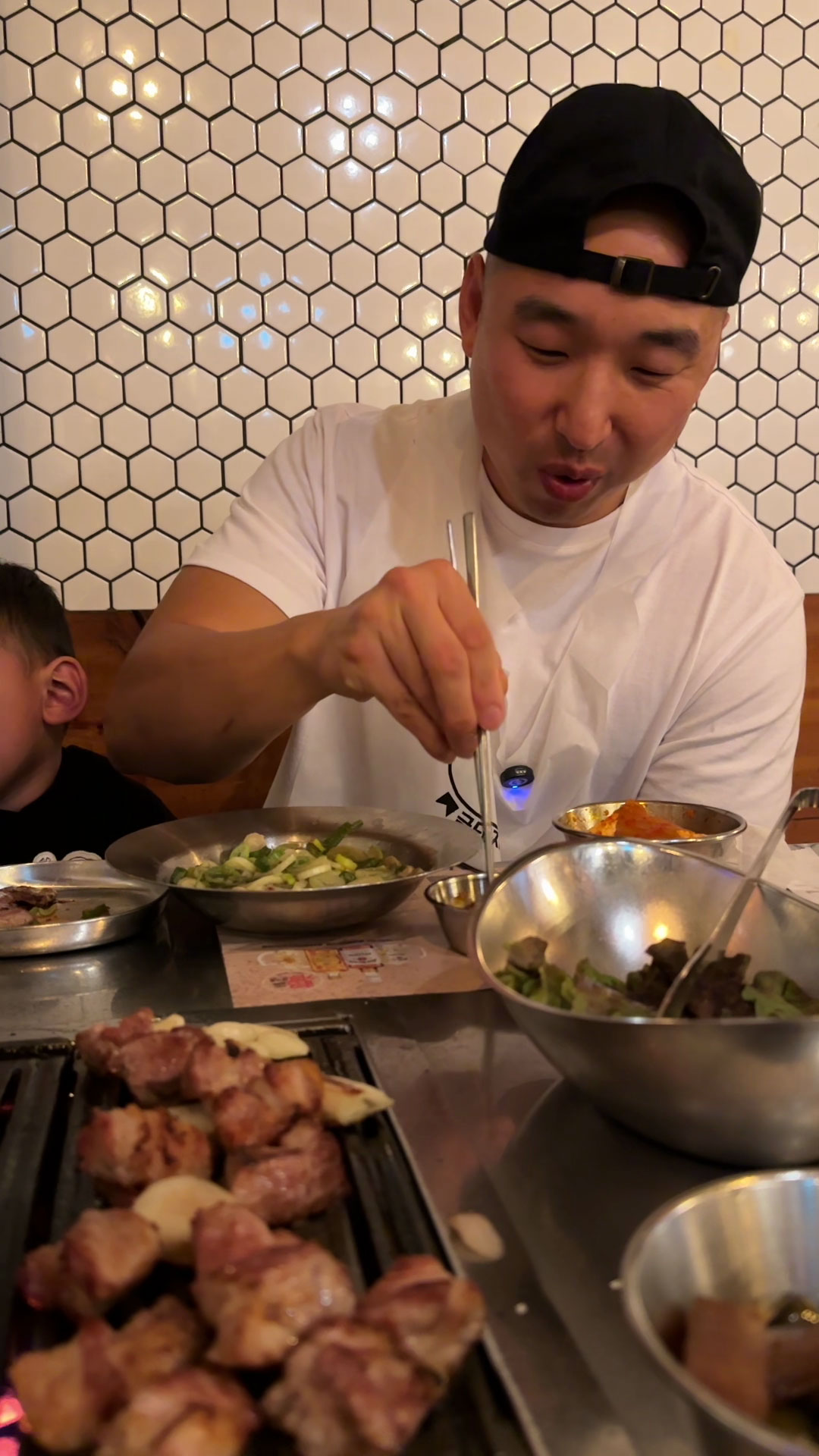 Chef Chris Cho at Gold Pig Restaurant 