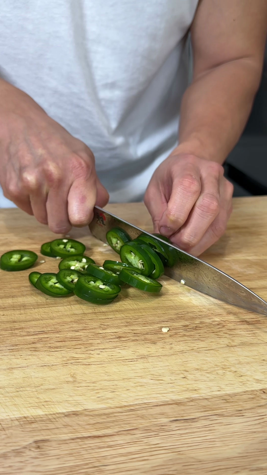 Chop the jalapeño