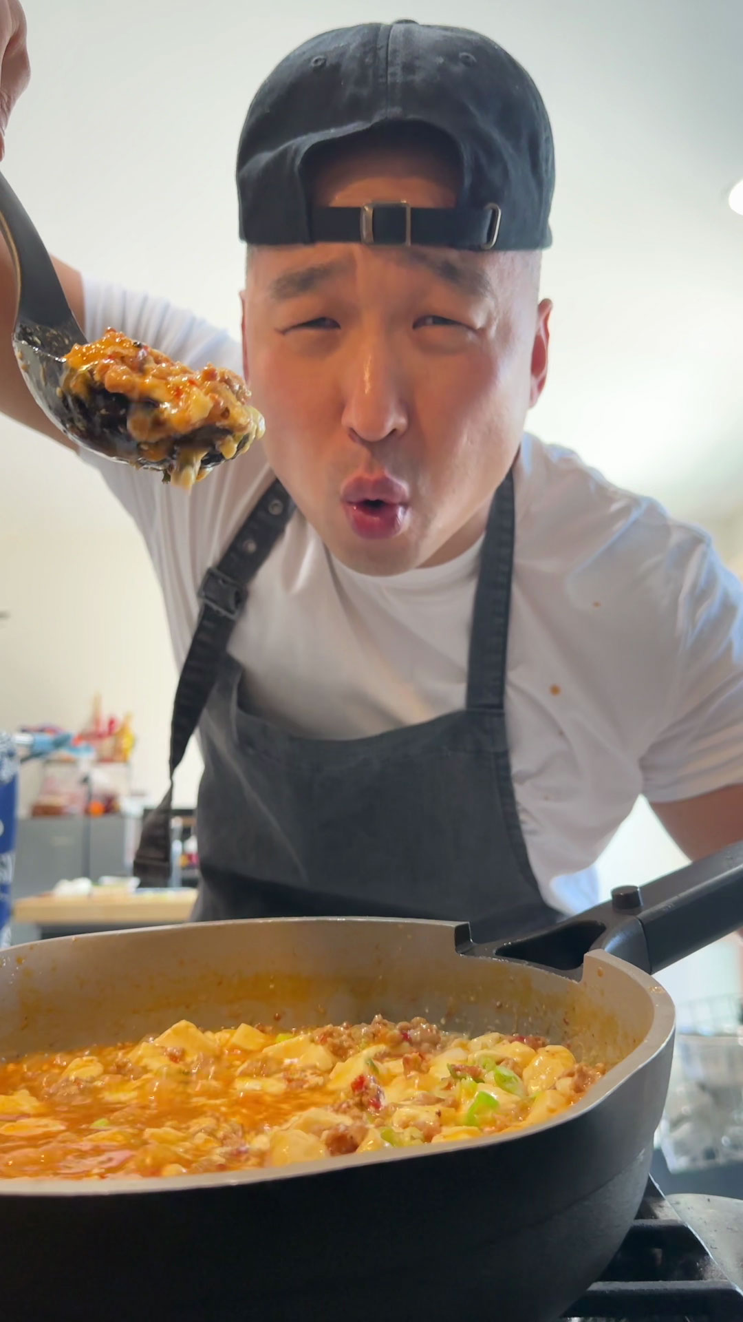 Chef Chris Cho makes Mapo Tofu 