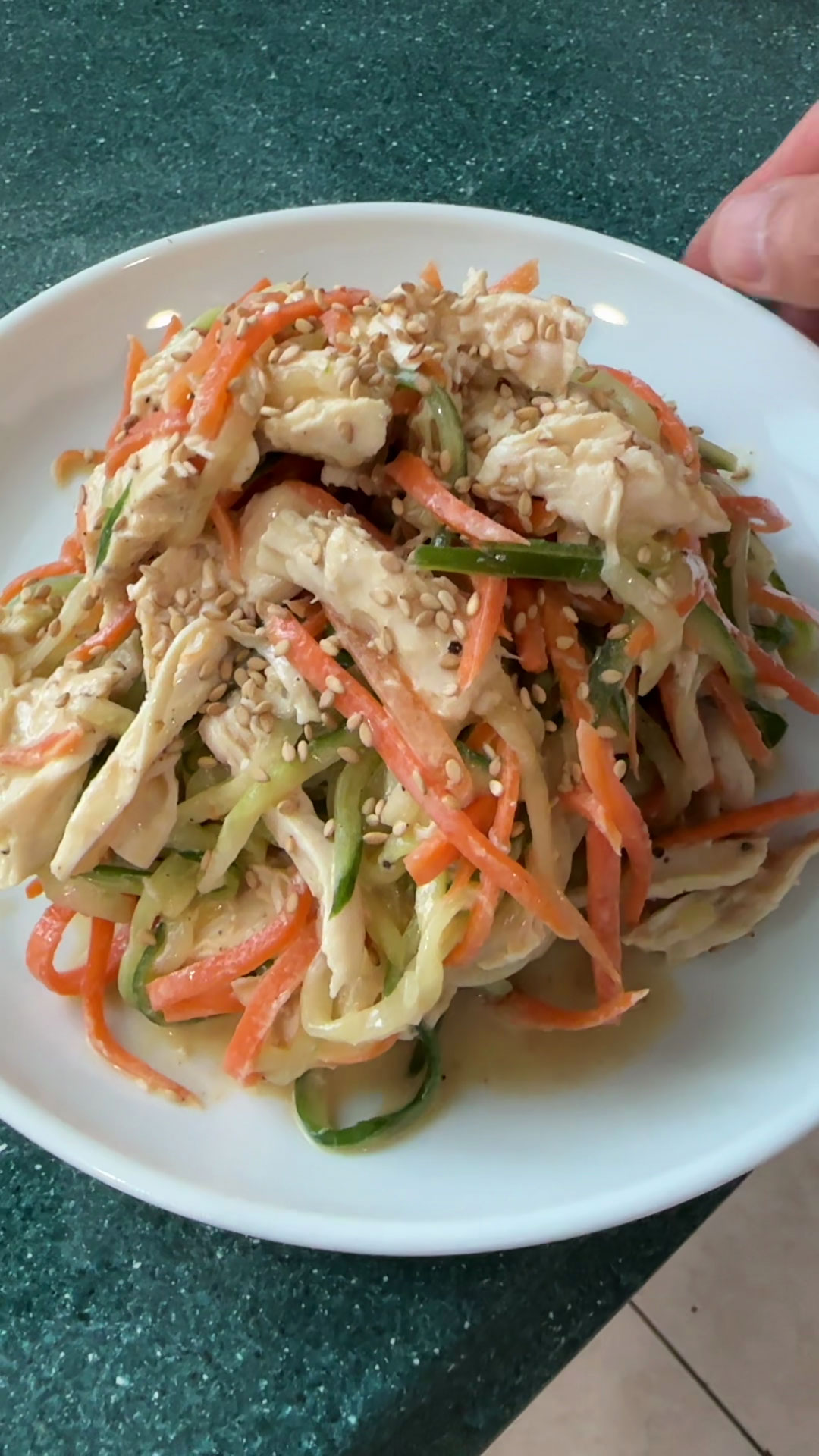 Chicken and Cucumber Salad