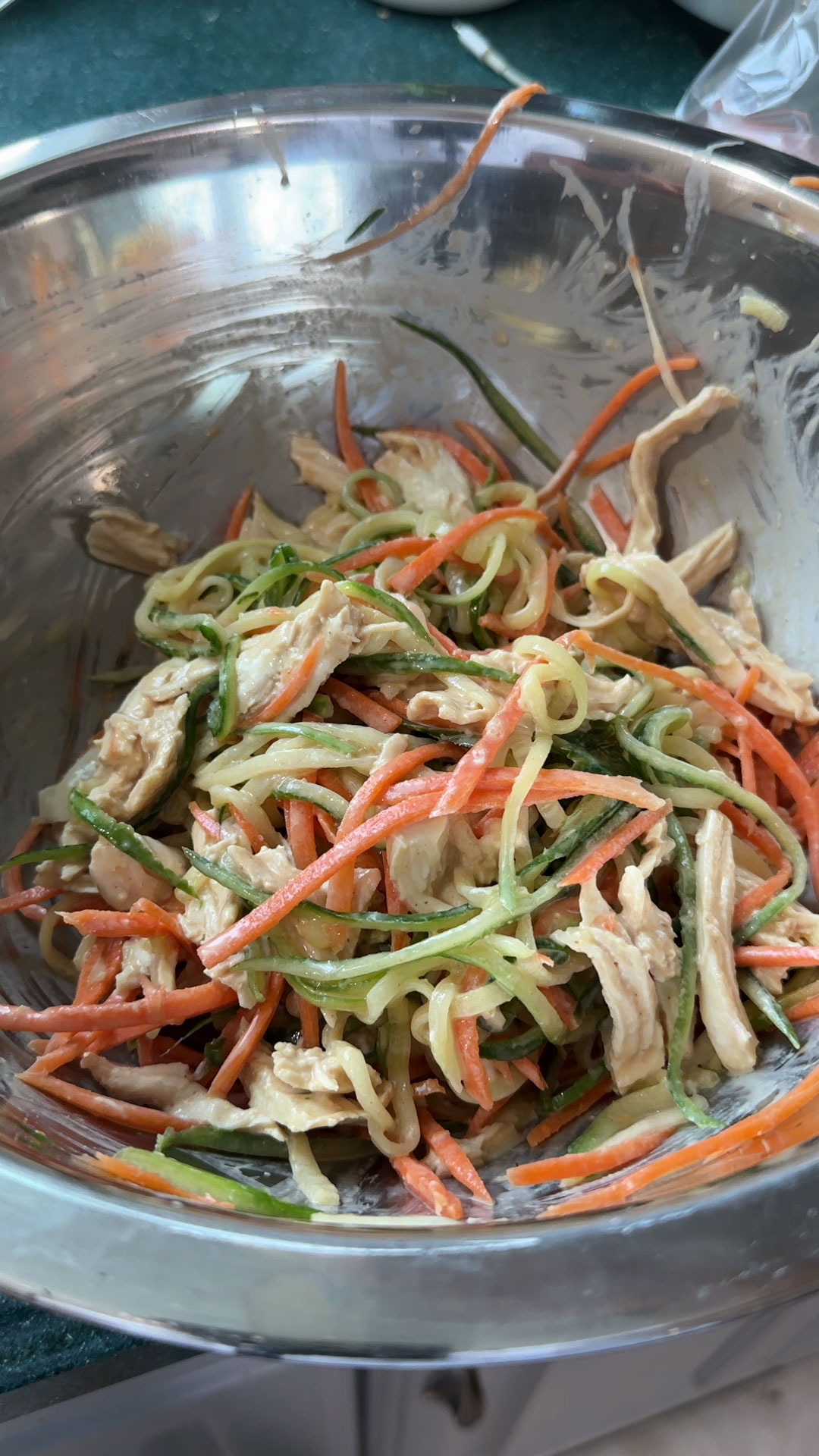 Chicken and Cucumber Salad 