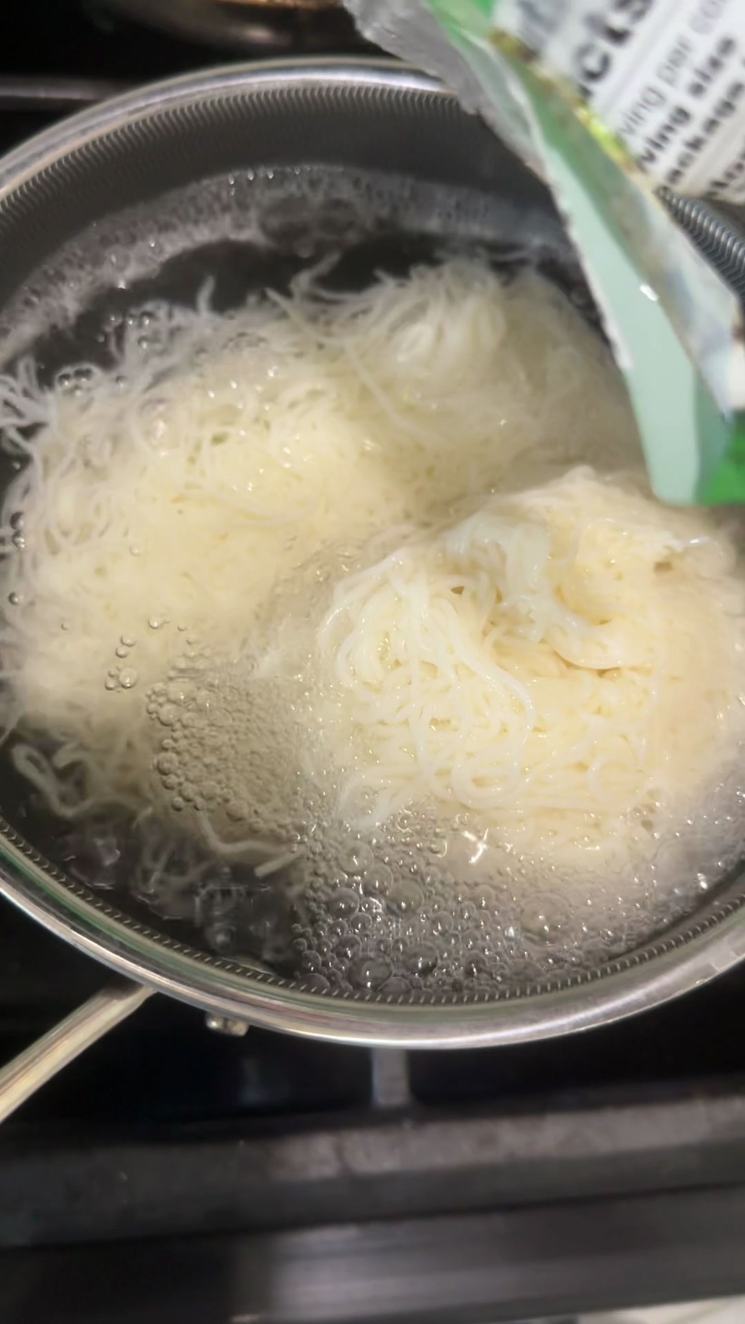 Boil the noodles
