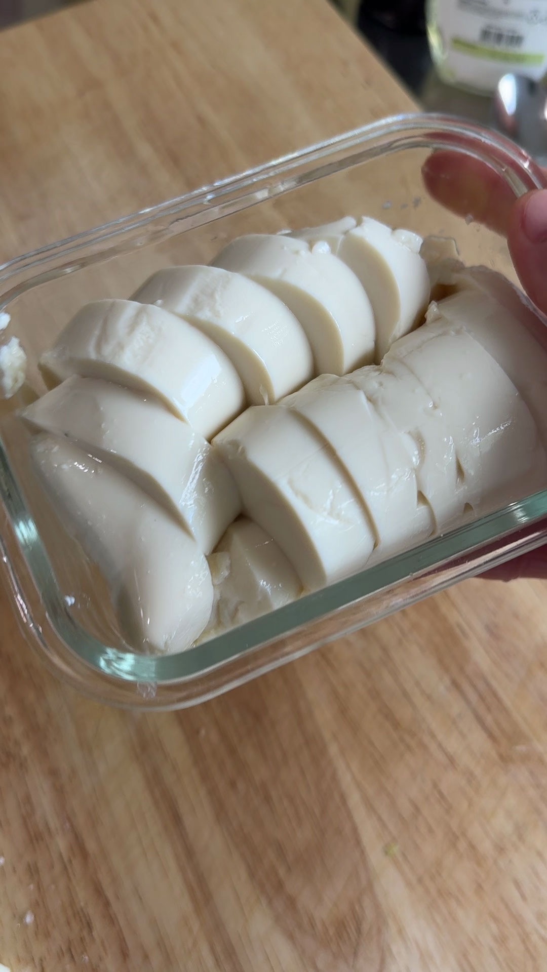 Slice the tofu