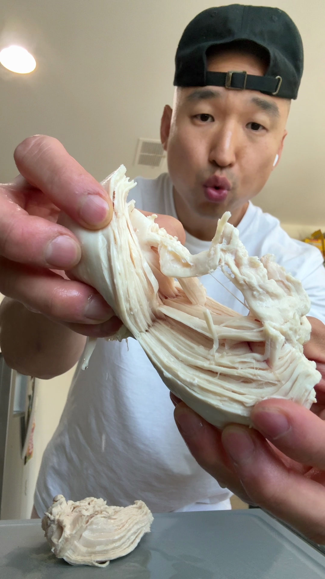 Poached chicken