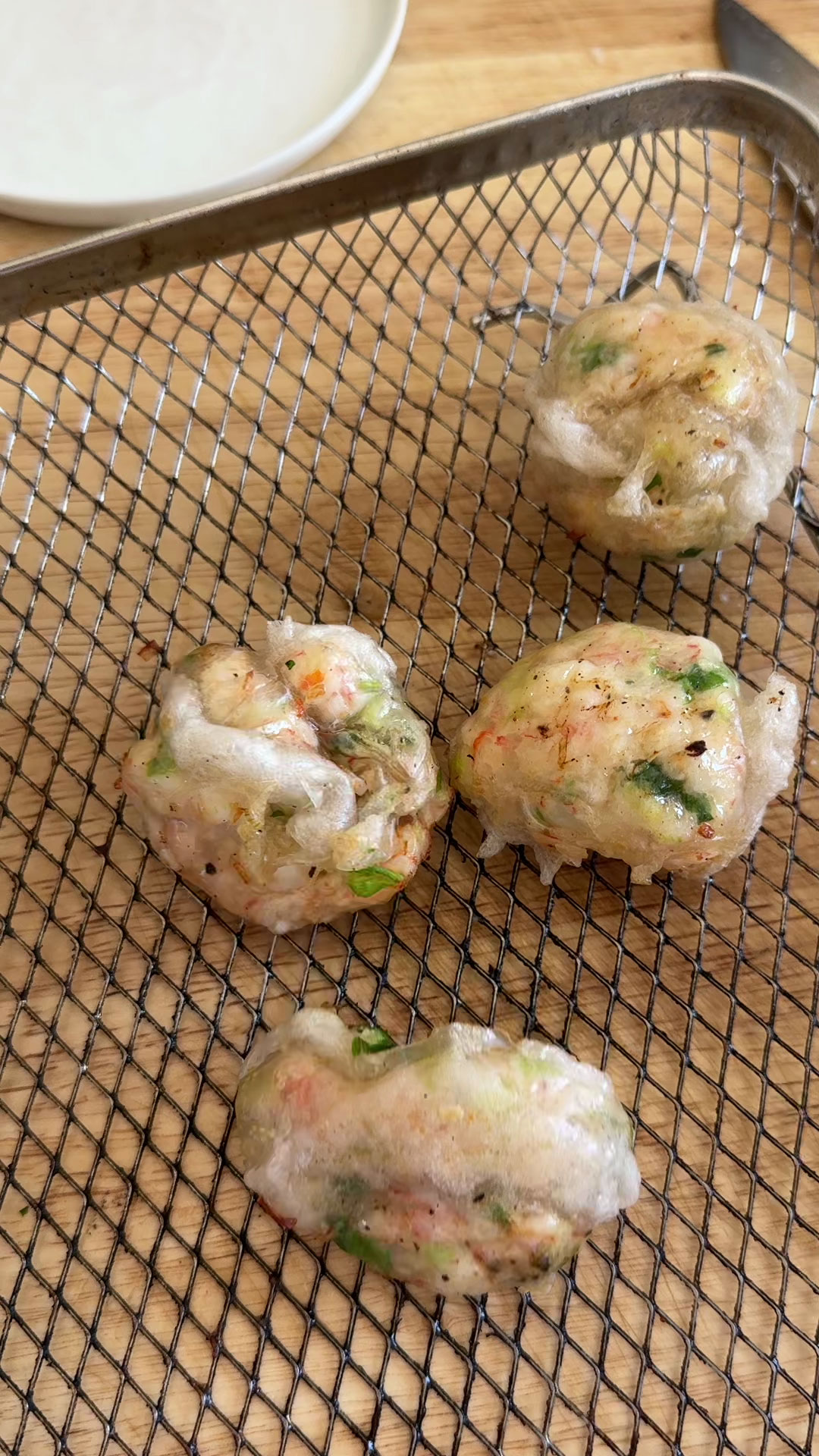 Rice paper shrimp dumplings