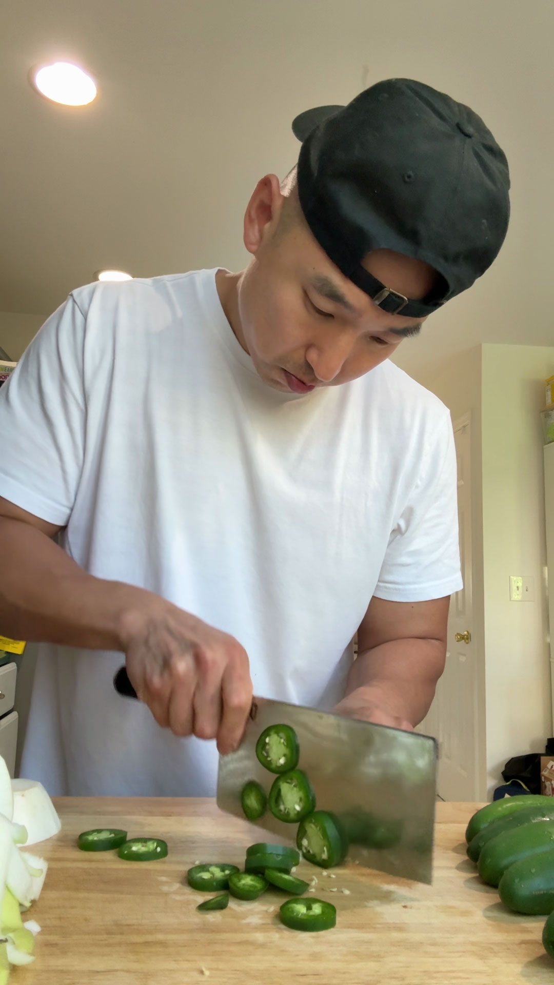 Chop the jalapeño